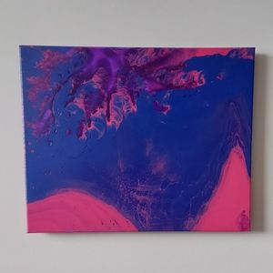 Pride Collection 2022 "G" Original Paint Pour Painting